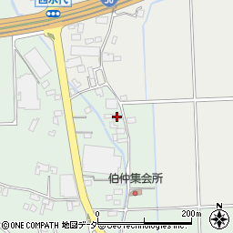 栃木県栃木市大平町伯仲1804周辺の地図
