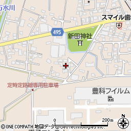 長野県安曇野市豊科5228周辺の地図