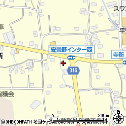 長野県安曇野市豊科南穂高111周辺の地図