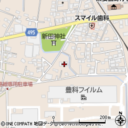 長野県安曇野市豊科新田5035周辺の地図