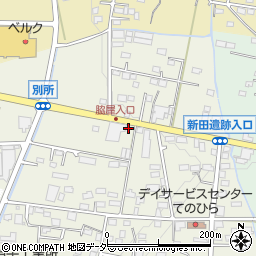 群馬県太田市別所町526-2周辺の地図