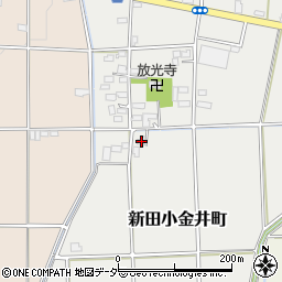 群馬県太田市新田小金井町119周辺の地図