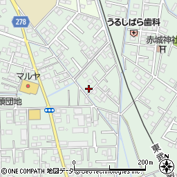栃木県足利市上渋垂町38周辺の地図