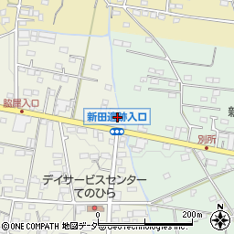 群馬県太田市別所町561周辺の地図