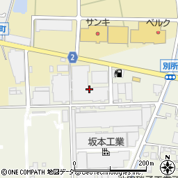 坂本工業本社別所工場周辺の地図