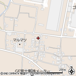 長野県安曇野市堀金烏川2077周辺の地図