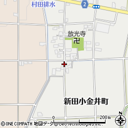 群馬県太田市新田小金井町234-1周辺の地図