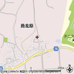 茨城県東茨城郡茨城町蕎麦原周辺の地図