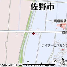 栃木県佐野市君田町120周辺の地図