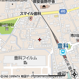 長野県安曇野市豊科4969-17周辺の地図