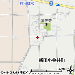 群馬県太田市新田小金井町234周辺の地図