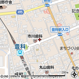 長野県安曇野市豊科4839周辺の地図