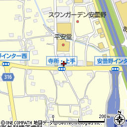 長野県安曇野市豊科南穂高寺所148周辺の地図