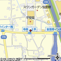 長野県安曇野市豊科南穂高148周辺の地図