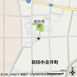 群馬県太田市新田小金井町120周辺の地図