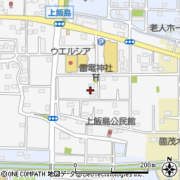 群馬県玉村町（佐波郡）上飯島周辺の地図