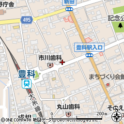 長野県安曇野市豊科新田4842周辺の地図