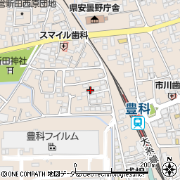 長野県安曇野市豊科4969-19周辺の地図