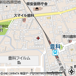 長野県安曇野市豊科新田4969-20周辺の地図