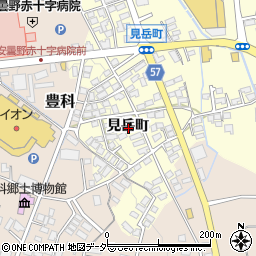 長野県安曇野市豊科南穂高442-11周辺の地図