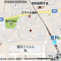 長野県安曇野市豊科4983周辺の地図