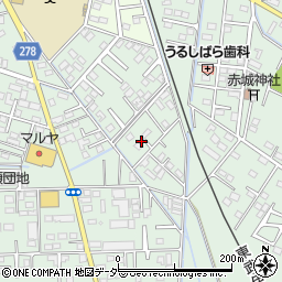 栃木県足利市上渋垂町36周辺の地図
