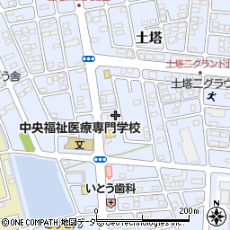 栃木県小山市土塔234-56周辺の地図