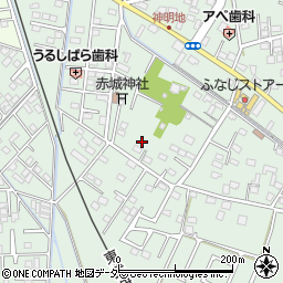栃木県足利市上渋垂町124周辺の地図