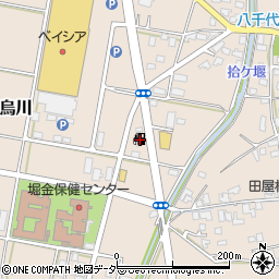 長野県安曇野市堀金烏川4974-1周辺の地図