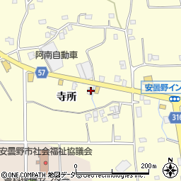 長野県安曇野市豊科南穂高寺所613周辺の地図