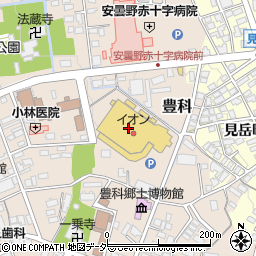 長野銀行イオン豊科店 ＡＴＭ周辺の地図