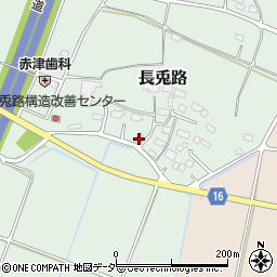 茨城県笠間市長兎路543周辺の地図