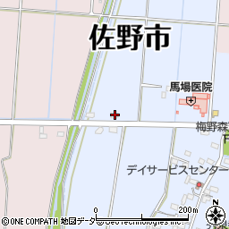 栃木県佐野市君田町53-3周辺の地図