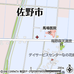 栃木県佐野市君田町37周辺の地図