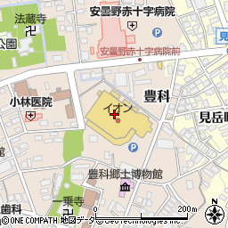 イオン豊科店　株式会社ほていや周辺の地図