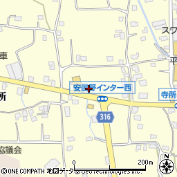 長野県安曇野市豊科南穂高寺所107周辺の地図