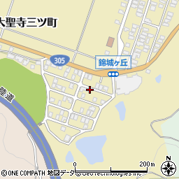 石川県加賀市大聖寺三ツ町ワ周辺の地図