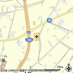 茨城県笠間市土師1280-6周辺の地図