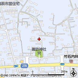 栃木県佐野市高萩町290周辺の地図
