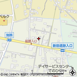 群馬県太田市別所町573周辺の地図