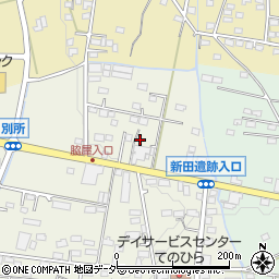 群馬県太田市別所町572周辺の地図