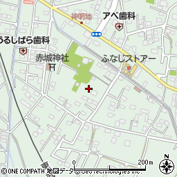 栃木県足利市上渋垂町203周辺の地図