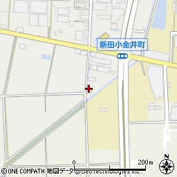 群馬県太田市新田小金井町159-4周辺の地図