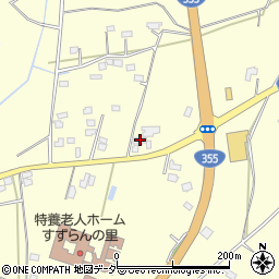 茨城県笠間市土師1250-1周辺の地図
