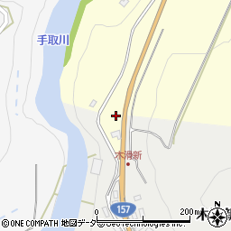 石川県白山市木滑（オ）周辺の地図