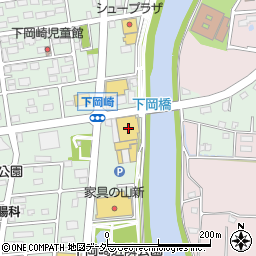 ホームセンター山新下館店周辺の地図