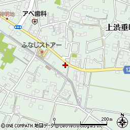 栃木県足利市上渋垂町543周辺の地図