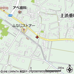 栃木県足利市上渋垂町543周辺の地図