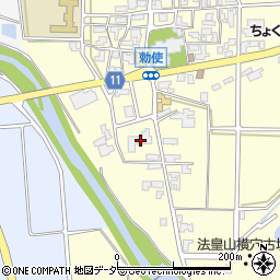 石川県加賀市勅使町ル45周辺の地図