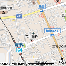 長野県安曇野市豊科4821周辺の地図